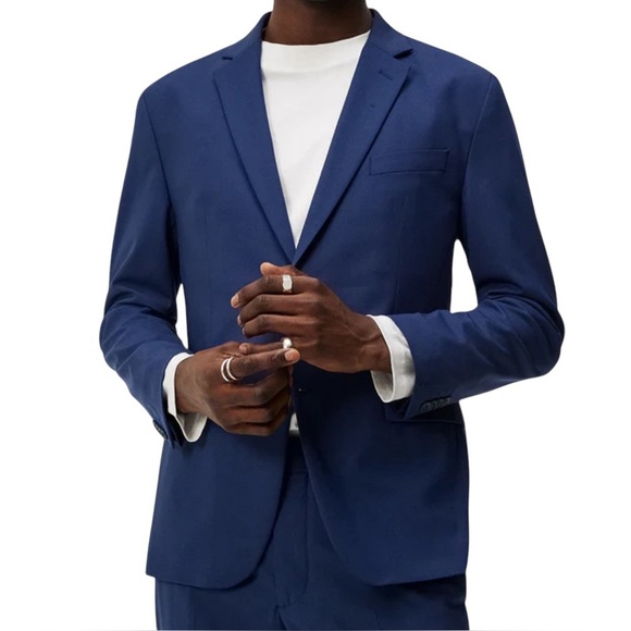 J.Lindeberg Men's Navy Hopper 4-Way Stretch Blazer 50R NWT - Picture 1 of 7